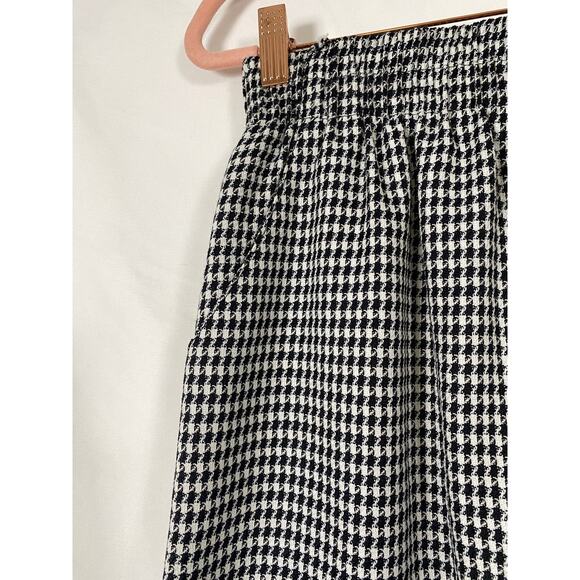 Mitchell Mitchell Vintage Women's Houndstooth Skirt Elastic Waist Size 8 - Picture 7 of 12